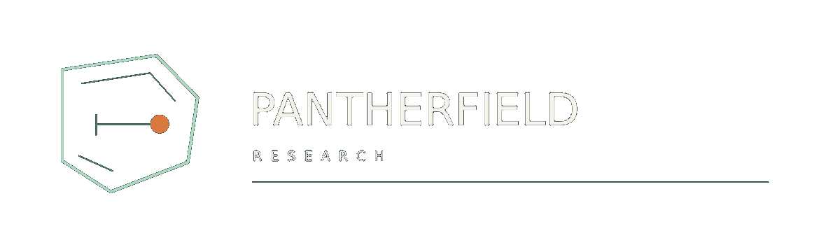 Pantherfield Research Field Boundary mark: surveyed perimeter and orange finding